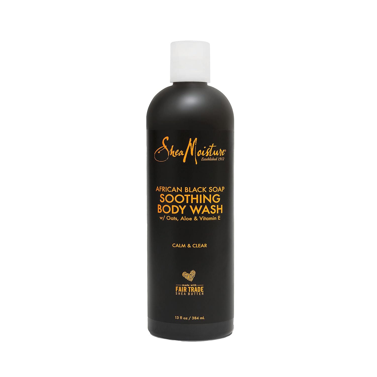 61z45ZceWaL._SL1500_.jpg SheaMoisture Soothing Body Wash for Acne Treatment African Black Soap Paraben Free Body Wash 13 oz - Image 1