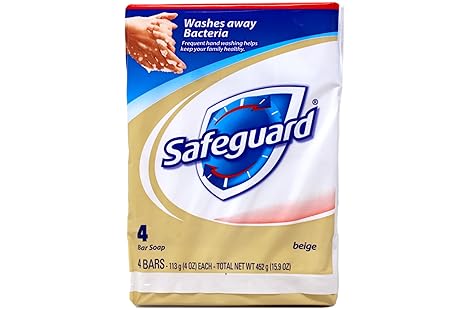 717s38b5mpL._SX466_.jpg Safeguard Antibacterial Hand Bar Soap 4 Oz, 4 Bars Each, Pack of 8, (32 Total Bars) - Image 1