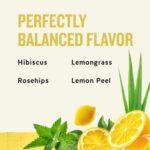 Celestial Seasonings Caffeine Free Lemon Zinger Herbal Tea 25 Tea Bags - Image 3