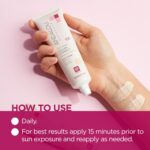 Andalou Naturals 1000 Roses CC Color + Correct with SPF 30, Sheer Beige, 2-in-1 Face Sunscreen + CC Cream for Sensitive Skin, Helps Correct Uneven Skin Tone, Reef Safe Sunscreen, 2 Fl Oz - Image 3