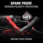 NOCO Boost+Air AX65: 2000A Jump Starter with Air Compressor Tire Inflator – Starts 8.0L Gas & 6.0L Diesel – 67 SLPM Airflow Inflates 0–40 PSI in 2 Minutes - Image 3