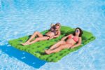 Airhead SUN COMFORT COOL SUEDE Double Pool Mattress, Lime (AHSC-016) - Image 2