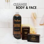 SheaMoisture Soothing Body Wash for Acne Treatment African Black Soap Paraben Free Body Wash 13 oz - Image 4