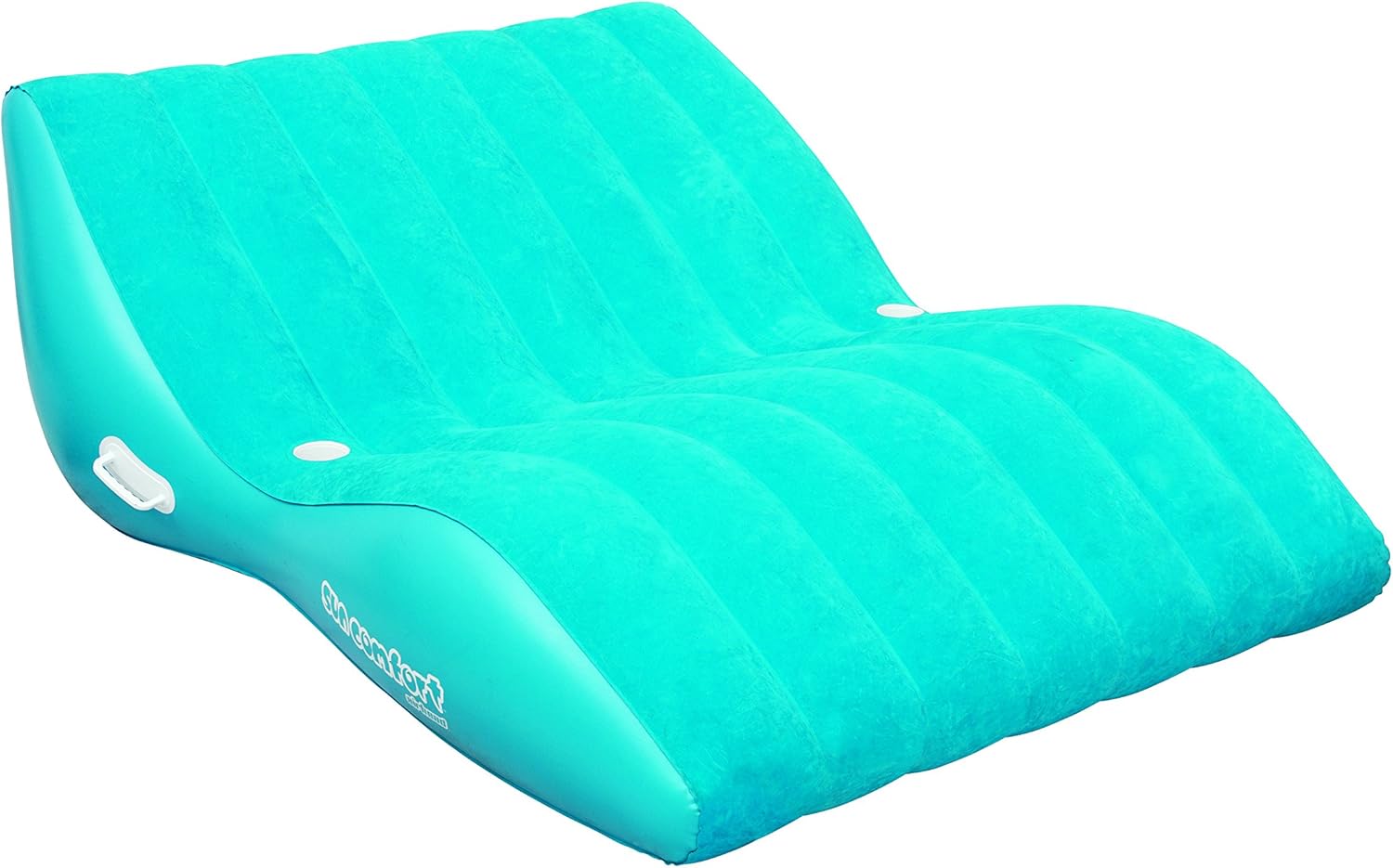 81U7eiG8X0L._AC_SL1500_.jpg AIRHEAD SUN COMFORT COOL SUEDE Double Zero Gravity Lounge, Sapphire - Image 1