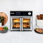 Kalorik Air Fryer Oven Grill MAXX Series 26-Quart with Smokeless Sear Technology Digital Controls Easy-View Door and 22 Smart Cooking Presets, Includes Cooking Accessories, 1700-Watts, Stainless Steel - Image 2