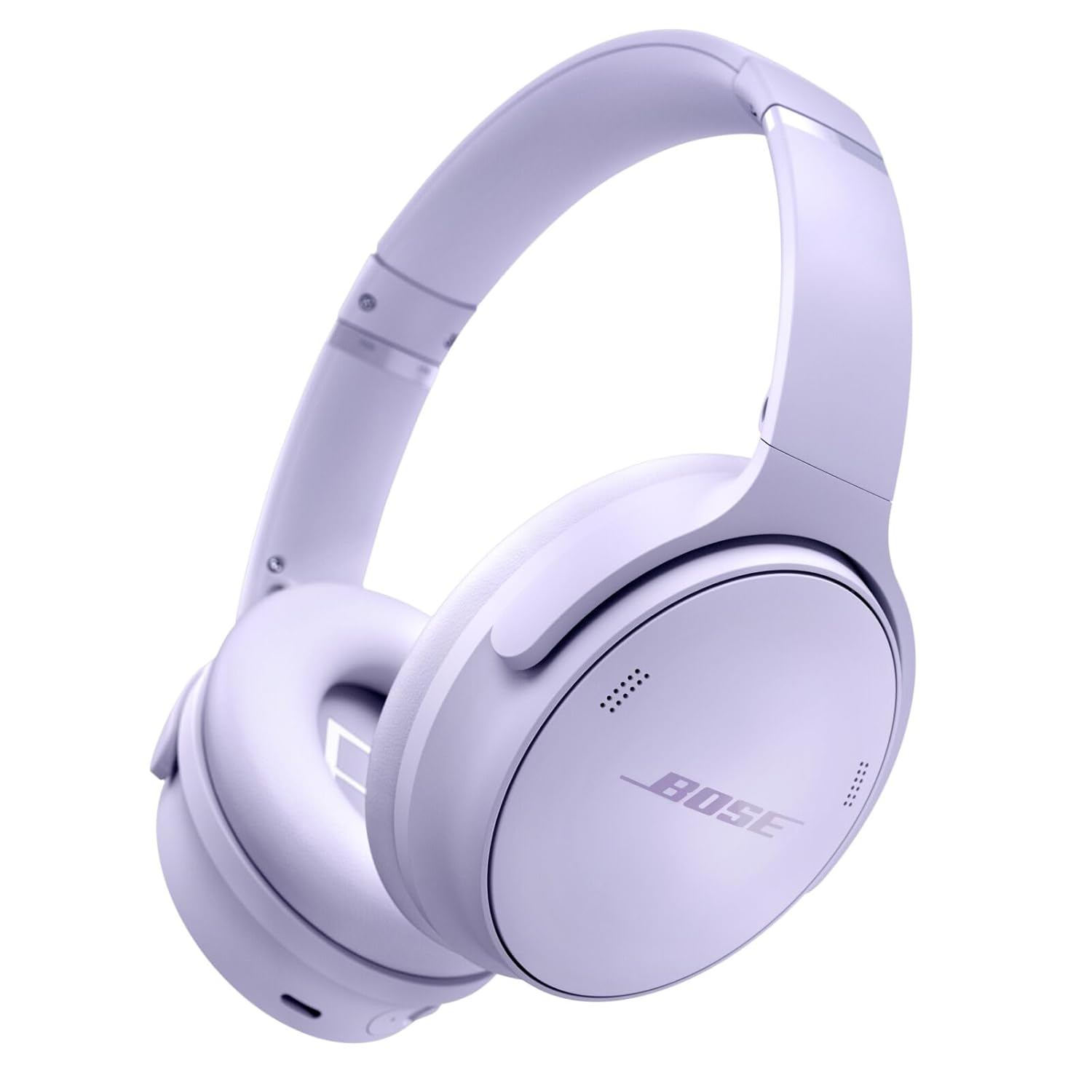 319BtflWTuL._SL1500_.jpg Bose QuietComfort Bluetooth Headphones, Wireless Headphones with Active Over Ear Noise Cancelling and Mic, Deep Bass, Up to 24 Hours of Playtime, Chilled Lilac - Limited Edition Color - Image 1