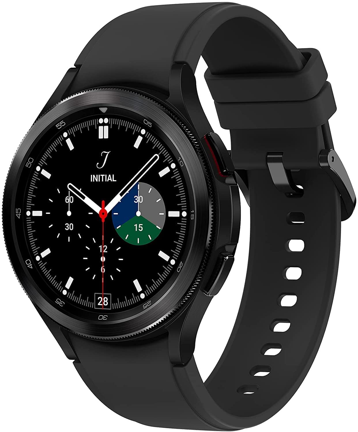 Version 1.0.0 SAMSUNG Galaxy Watch 4 Classic 46mm Smartwatch with ECG Monitor Tracker for Health, Fitness, Running, Sleep Cycles, GPS Fall Detection & Bluetooth, US Version, Black - Image 1