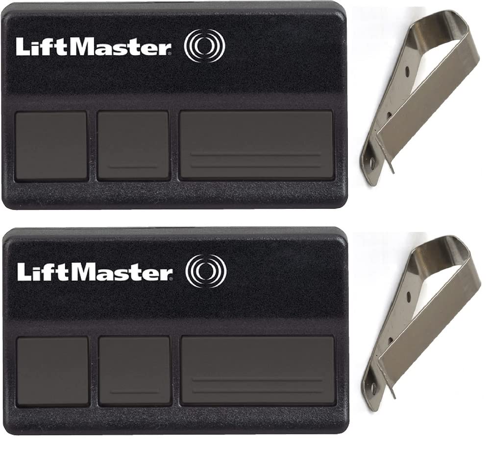 Version 1.0.0 Lot of 2 LiftMaster 373LM 3-Button Remote Control - Image 1