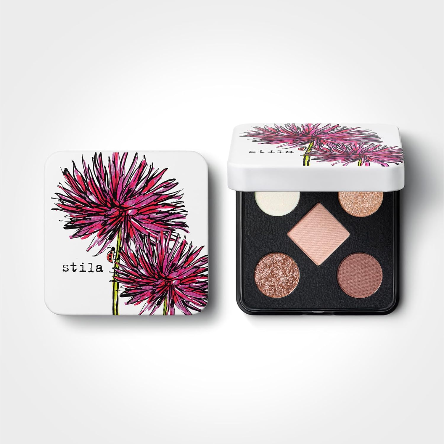 415W7o7rHYL._SL1500_.jpg stila Pocket Play™ Eye Shadow Palette | 5 Silky Powder Shades for Eyes, Face, Highlight & Contour | Compact, Travel-Friendly, Blendable Formula | Matte & Shimmer, Neutral & Bold Tones - Image 1