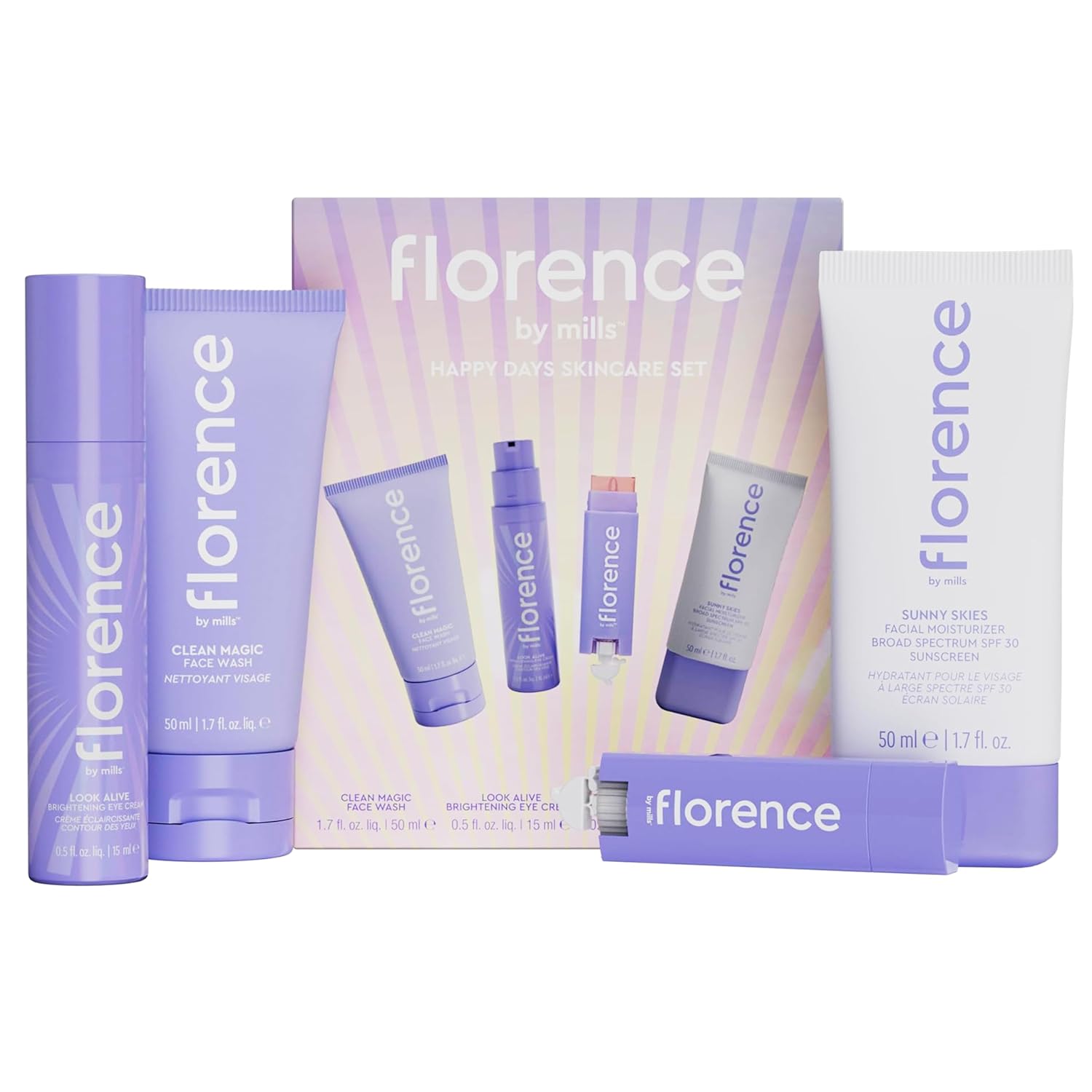 41KtUZwRPQL._SL1500_.jpg florence by mills Happy Days Skincare Set - Image 1