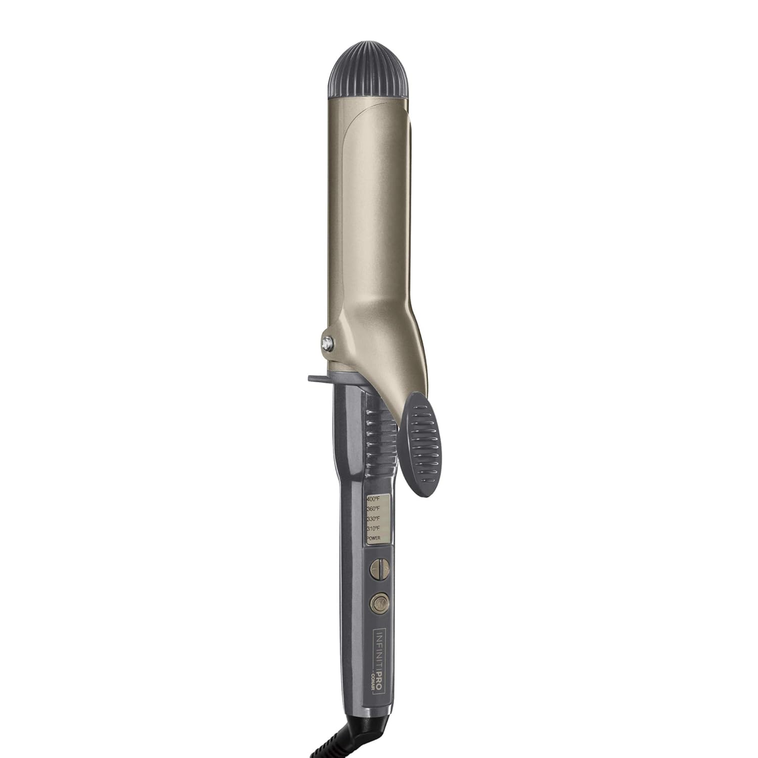 41n6LOe46-L._SL1500_.jpg CONAIR INFINITIPRO Tourmaline 1 1/2-Inch Ceramic Curling Iron, 1 ½ inch barrel produces soft waves – for use on medium and long hair - Image 1