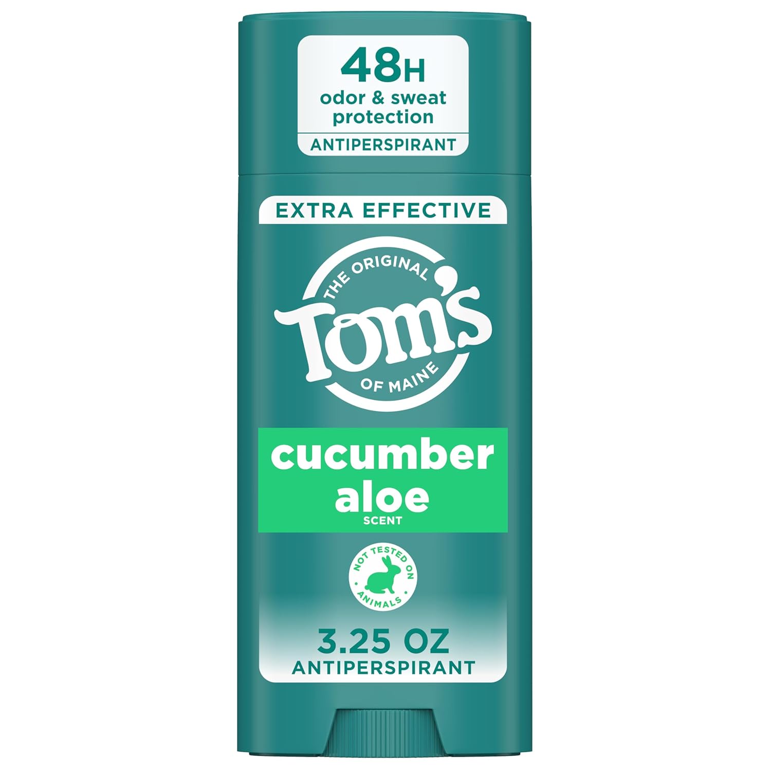 41wS2WKOOUL._SL1500_.jpg Tom’s of Maine Cucumber Aloe Antiperspirant, For Women and Men, 3.25 oz - Image 1
