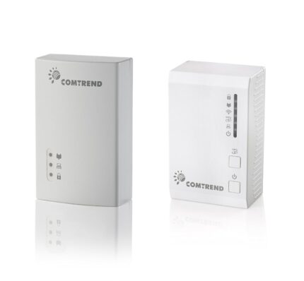 Comtrend G.hn Powerline Adapter Wi-Fi Combo Kit – 1.2Gbps Internet Extension with Fast Ethernet Ports & Reliable Wireless Coverage for Gaming, Home & Office Networking (PG-9171n & PG-9172)