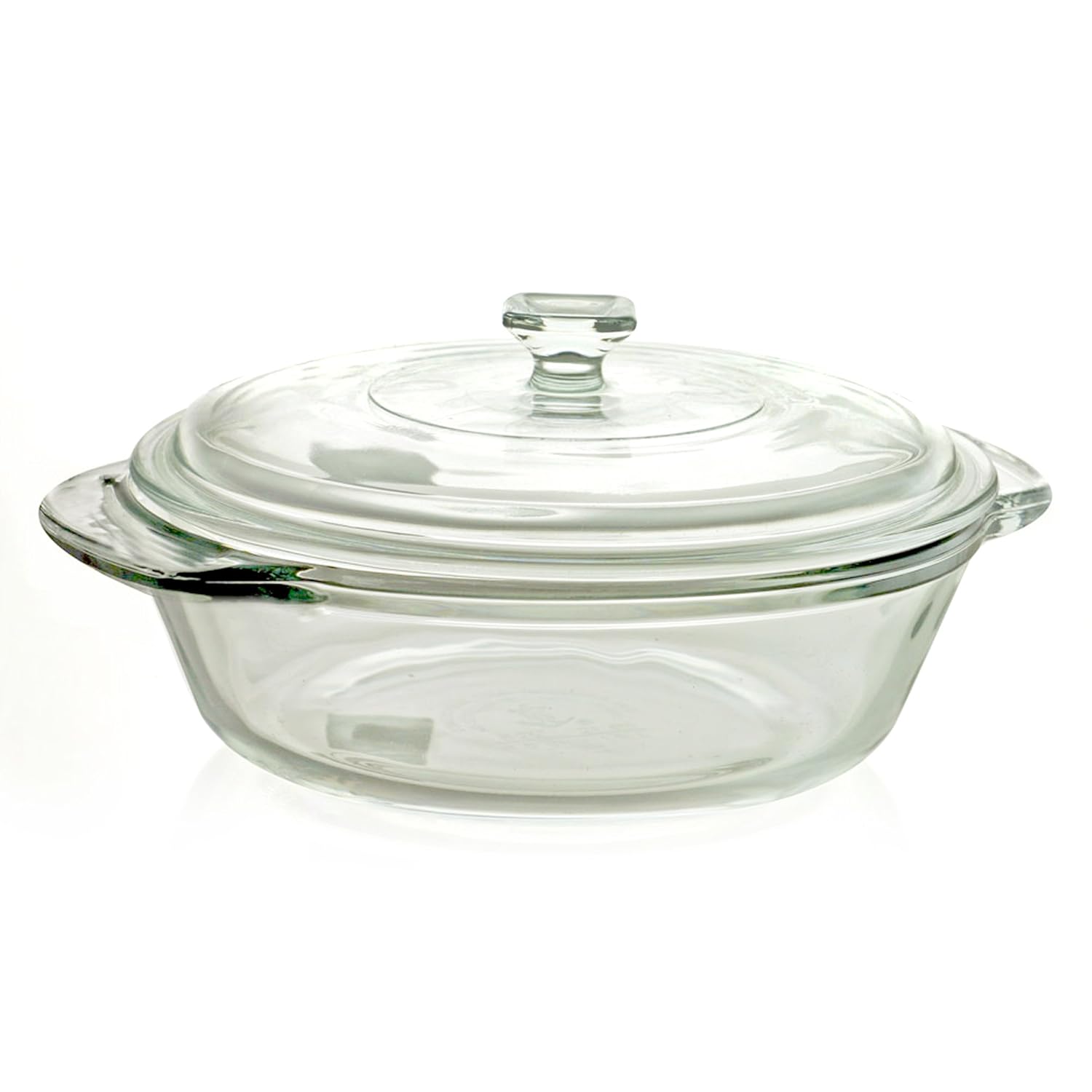 51sLpbwTz6L._SL1500_.jpg Anchor Hocking Fire-King Casserole Baking Dish with Lid, Glass, 2-Quart - Image 1
